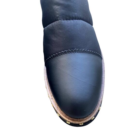 NEW Free People Atlas Chelsea Puffer Ankle Boot 39.5 9.5 Black - Picture 3 of 8